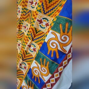 NIP Handwoven Ashanti/Ewe Kente Fabric